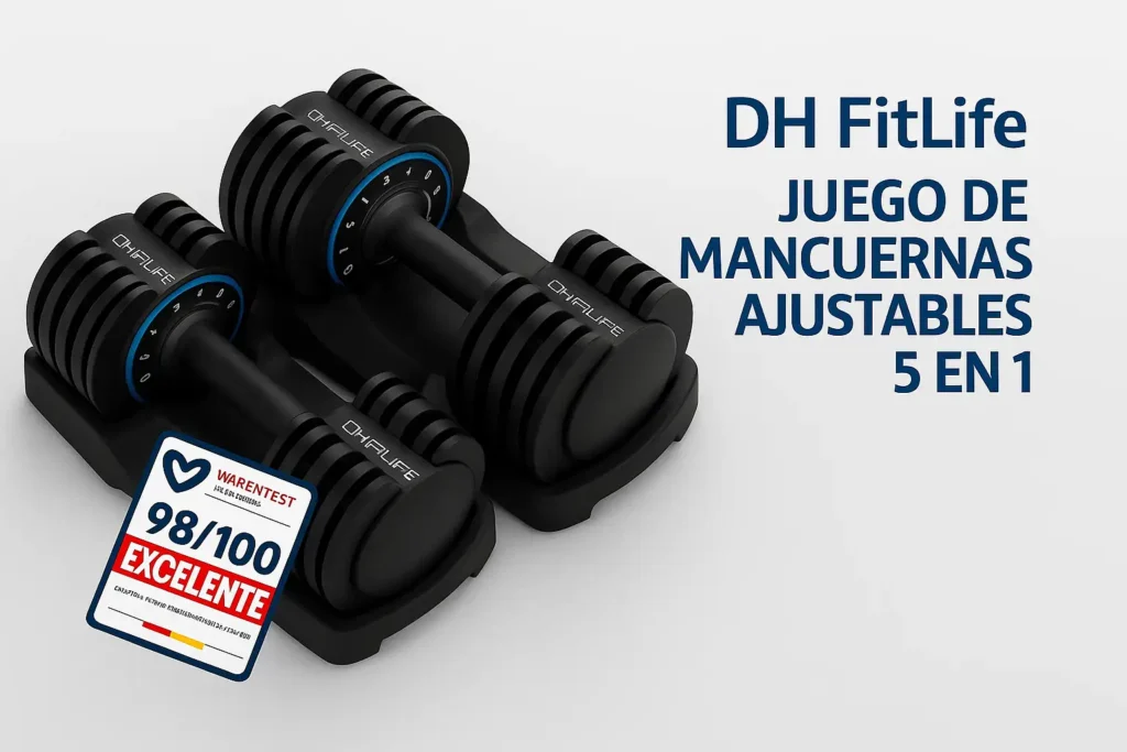 Juego de mancuernas ajustables 5 en 1 (2–12 kg) DH FitLife